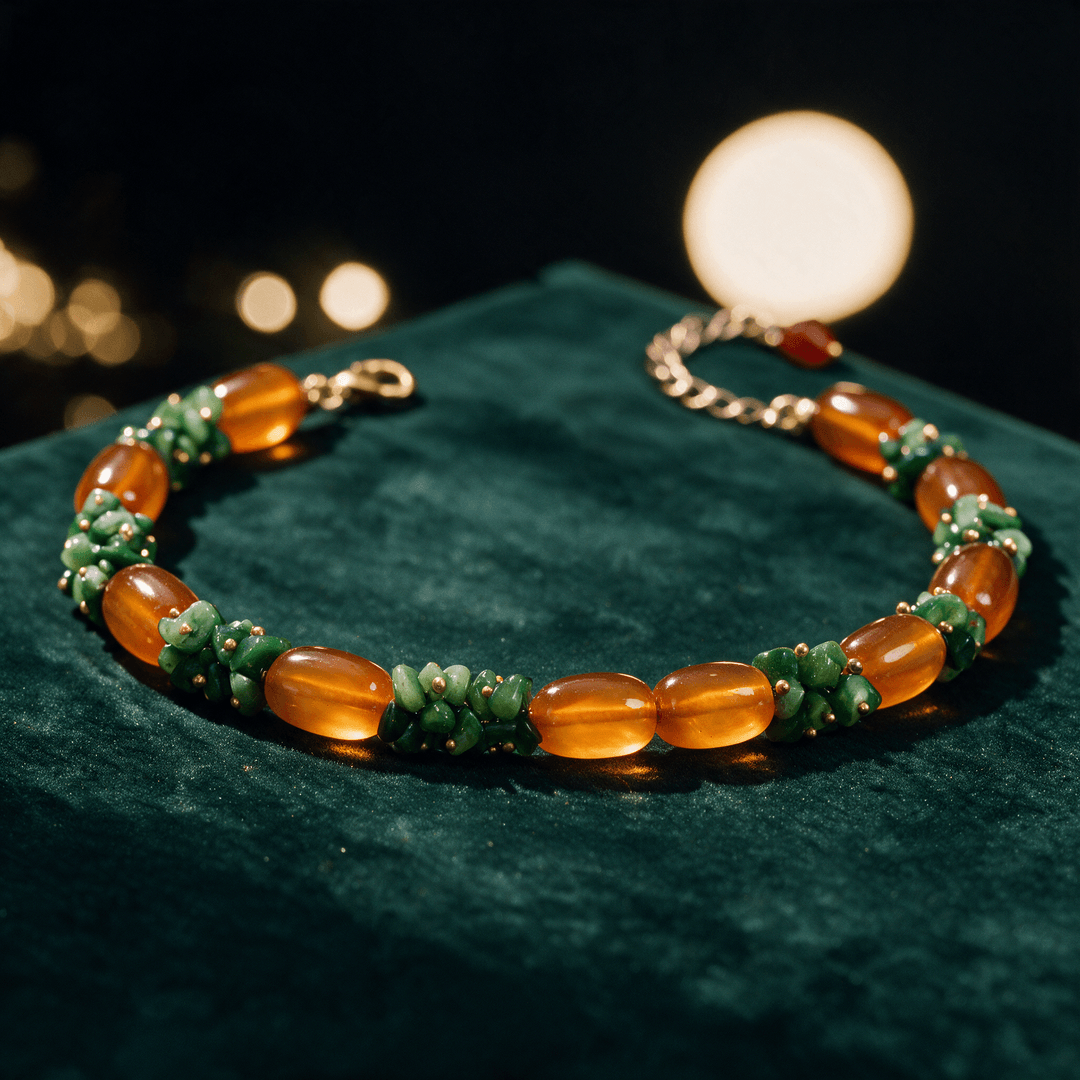 Orange and Red Bracelet