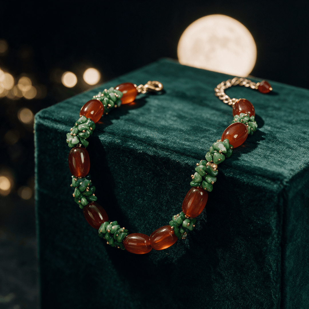 Orange and Red Bracelet